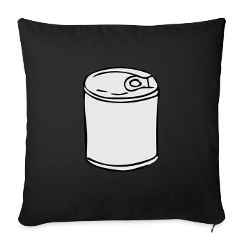 boîte - Housse de coussin décorative 45 x 45 cm - noir - Devant