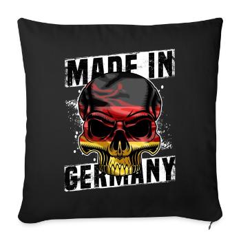 made in germany - Sofakissenbezug 45 x 45 cm - Schwarz - Vorne