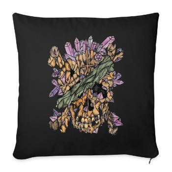 Crystal Pirate Crane Color - Sofa pillowcase 17,3'' x 17,3'' (45 x 45 cm) - black - Front