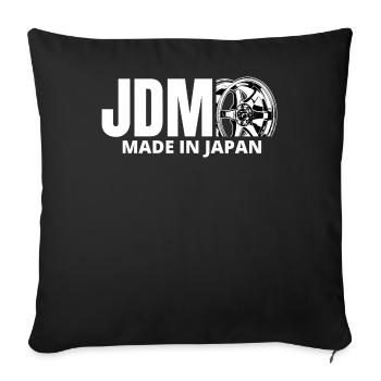 If one day the speed kills me.. / Paul Walker JDM - Sofa pillowcase 17,3'' x 17,3'' (45 x 45 cm) - black - Front