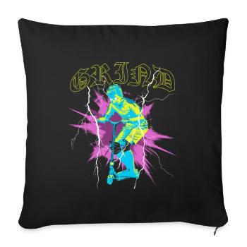Freestyle Scooter | Children's Gift - Sofa pillowcase 17,3'' x 17,3'' (45 x 45 cm) - black - Front