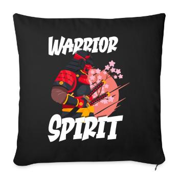 Samurai Samurai Sword Japonais - Housse de coussin décorative 45 x 45 cm - noir - Devant