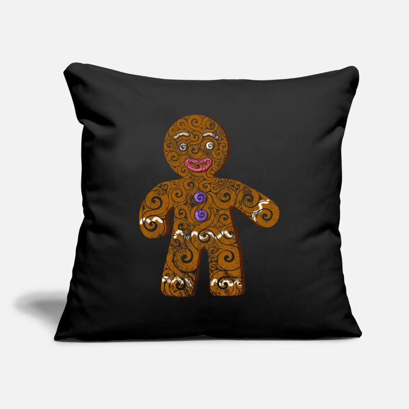 Biscuit Housse de coussin décorative 45 x 45 cm