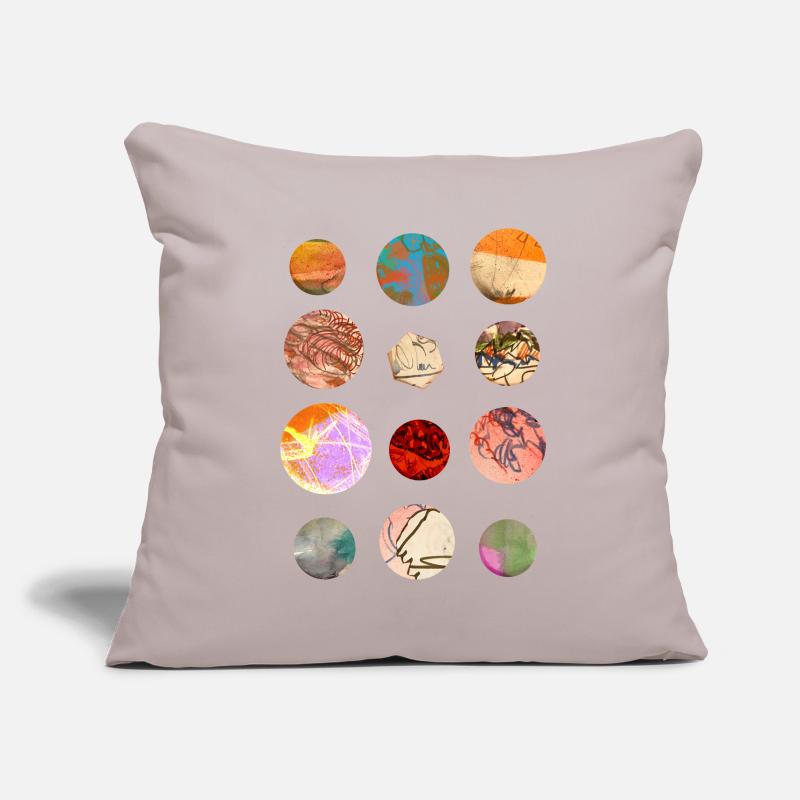 Marbles and planets Sofa pillowcase 17,3'' x 17,3'' (45 x 45 cm)