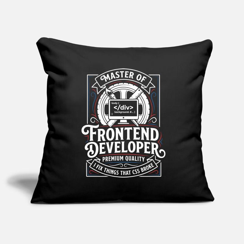 Frontend Master: CSS HTML Art Sofa pillowcase 17,3'' x 17,3'' (45 x 45 cm)