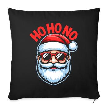 Ho Ho No Design - Sofakissenbezug 45 x 45 cm - Schwarz - Vorne