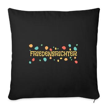Taches de peinture Juges de paix - Housse de coussin décorative 45 x 45 cm - noir - Devant