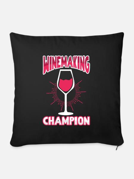 Schnaps brennen Schnapsbrenner Selbstgebrannter - Sofakissenbezug 45 x 45 cm - Schwarz