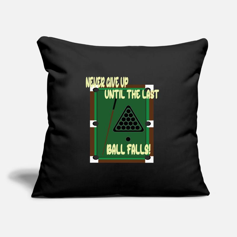 Billard Billard Boule De billard Triangle de billard Kö Housse de coussin décorative 45 x 45 cm