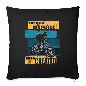Cyclists Bicycle Biker BMX - Sofa pillowcase 17,3'' x 17,3'' (45 x 45 cm) - black - Front