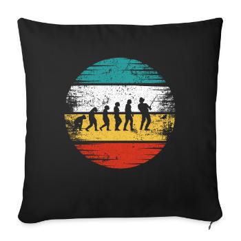 Retro Development - Sofa pillowcase 17,3'' x 17,3'' (45 x 45 cm) - black - Front