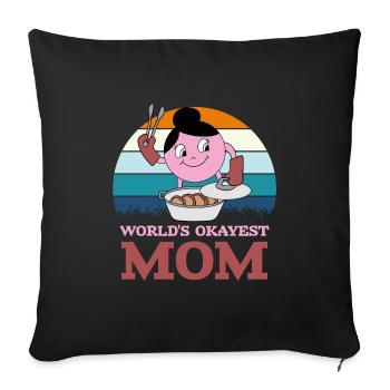 Mother's Day Mother Mom Mom - Sofa pillowcase 17,3'' x 17,3'' (45 x 45 cm) - black - Front