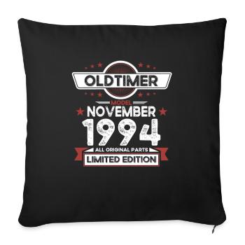 29th Birthday Classic Car November Vintage 1994 - Sofa pillowcase 17,3'' x 17,3'' (45 x 45 cm) - black - Front