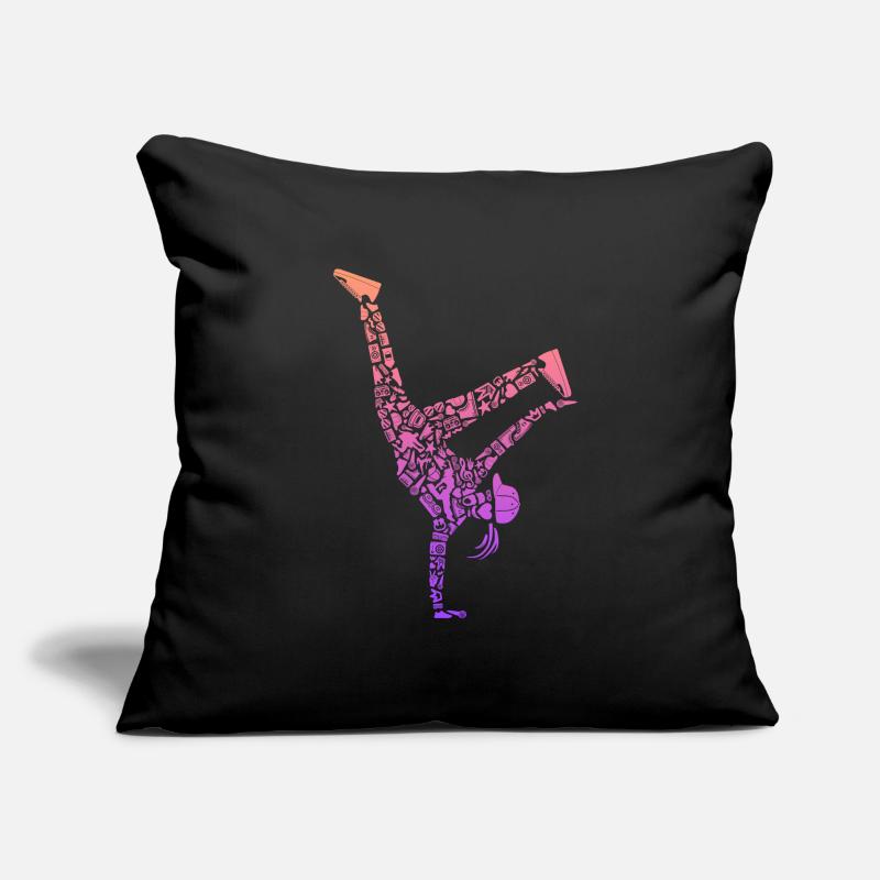 Breakdancing Breakdancer Frauen Mädchen Breakdance Sofakissenbezug 45 x 45 cm