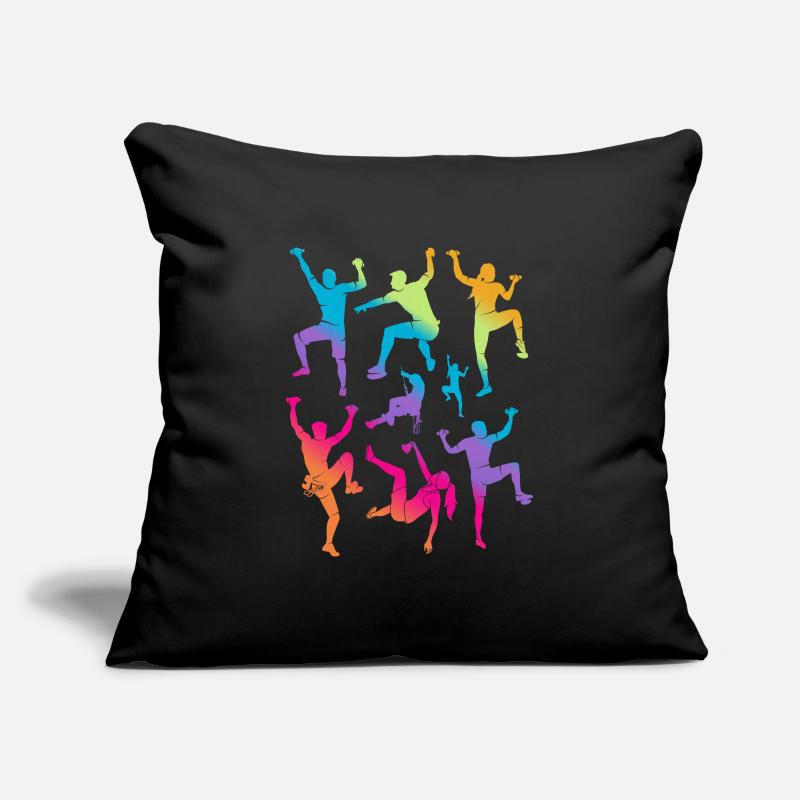 Klettern Berge Kletterer Kinder Mädchen Bouldern Sofakissenbezug 45 x 45 cm