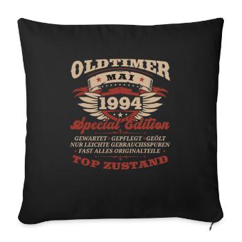 30th Birthday Man Classic Car May Vintage 1994 - Sofa pillowcase 17,3'' x 17,3'' (45 x 45 cm) - black - Front