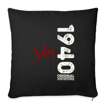 84th Birthday Legendary June 1940 Born 1940 - Sofa pillowcase 17,3'' x 17,3'' (45 x 45 cm) - black - Front