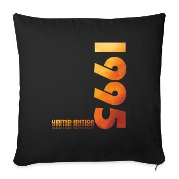 30ème Anniversaire Original 1995 Cru 1995 - Housse de coussin décorative 45 x 45 cm - noir - Devant