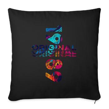 35ème Anniversaire Année 1989 Cru 1989 Original - Housse de coussin décorative 45 x 45 cm - noir - Devant