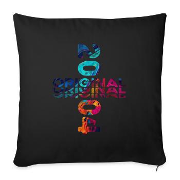 20ème Anniversaire Année 2004 Millésime 2004 Original - Housse de coussin décorative 45 x 45 cm - noir - Devant