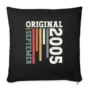 20th Birthday Legend September 2005 Volume 05 - Sofa pillowcase 17,3'' x 17,3'' (45 x 45 cm) - black - Front