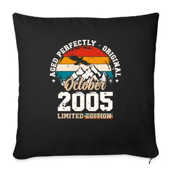 20th Birthday Legend October 2005 Volume 05 - Sofa pillowcase 17,3'' x 17,3'' (45 x 45 cm) - black - Front