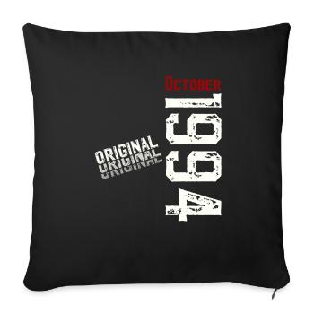 30e anniversaire Original octobre 1994 Volume 94 - Housse de coussin décorative 45 x 45 cm - noir - Devant