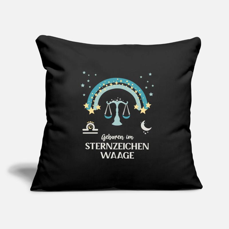Waage Sternzeichen Geburtstag Sternenbild Libra Sofakissenbezug 45 x 45 cm
