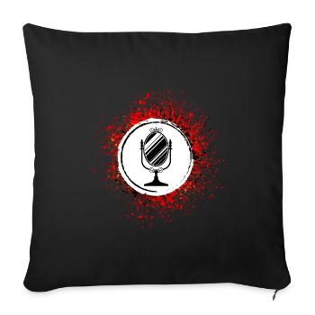 Spiegel Icon Silhouette - Sofakissenbezug 45 x 45 cm - Schwarz - Vorne