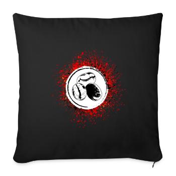 Coffee Bean Icon Coffee - Sofa pillowcase 17,3'' x 17,3'' (45 x 45 cm) - black - Front