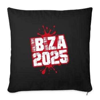 Ibiza 2025 Blobs - Sofa pillowcase 17,3'' x 17,3'' (45 x 45 cm) - black - Front