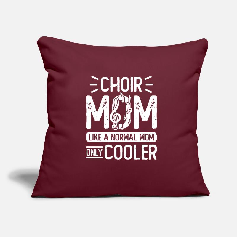Conception de la chorale de l’église de maman la plus cool Housse de coussin décorative 45 x 45 cm