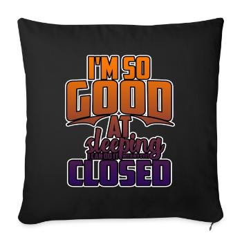 Énonciation drôle - vous devez avoir - Housse de coussin décorative 45 x 45 cm - noir - Devant