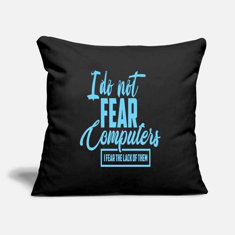 Computer Pc Computer Saying Freak suchti Sofa pillowcase 17,3'' x 17,3'' (45 x 45 cm)