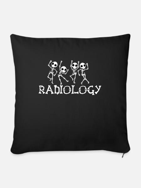 Radiology Tech- - Sofakissenbezug 45 x 45 cm - Schwarz