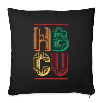 Hbcu For Proud African Americans - Sofa pillowcase 17,3'' x 17,3'' (45 x 45 cm) - black - Front