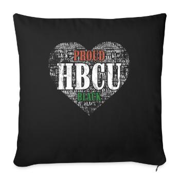 Orgoglioso Hbcu-Black per orgogliosi afroamericani - Copricuscino per divano, 45 x 45 cm - nero - Fronte