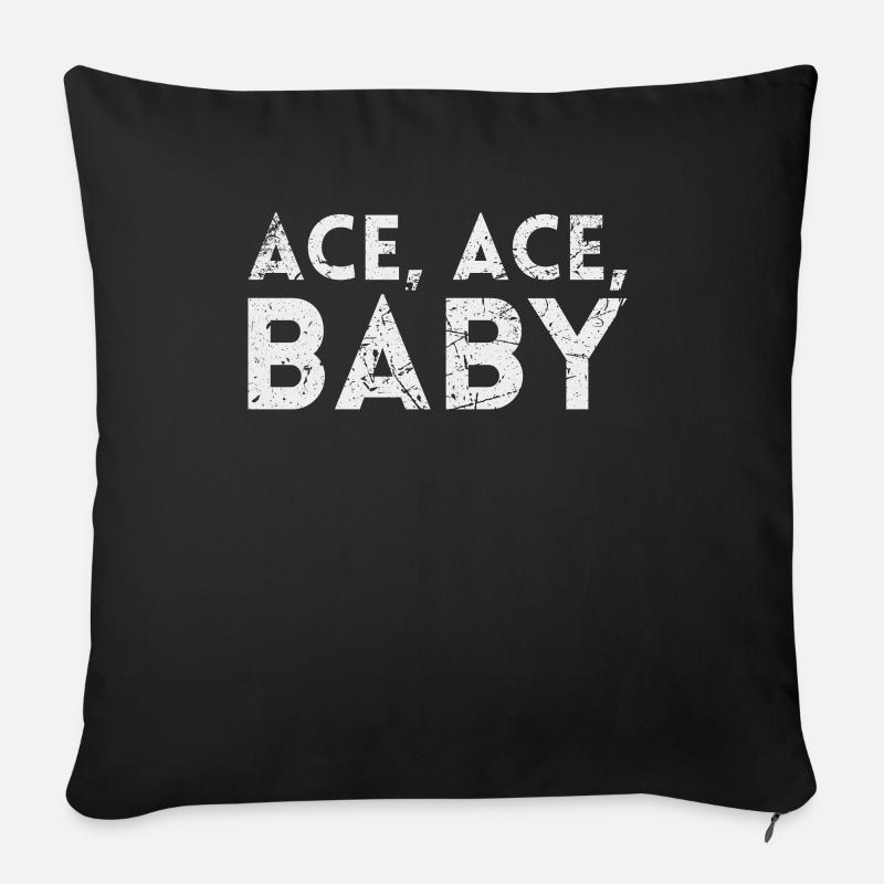 Ace Ace Baby Für Pickleball-spieler Oder - Sofakissenbezug 45 x 45 cm - Schwarz