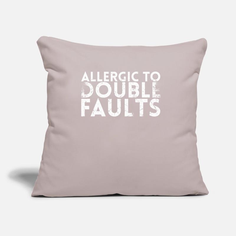 Allergique à la conception de doubles défauts pour Housse de coussin décorative 45 x 45 cm