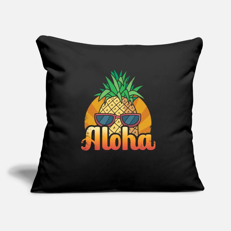 Aloha pineapple sunset design For Sofa pillowcase 17,3'' x 17,3'' (45 x 45 cm)