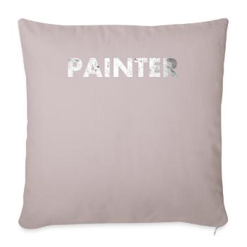 Painter-decorator-design For painter-artists - Sofa pillowcase 17,3'' x 17,3'' (45 x 45 cm) - light taupe - Front