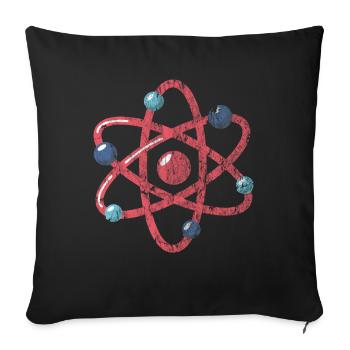 Ingénieur nucléaire - Housse de coussin décorative 45 x 45 cm - noir - Devant