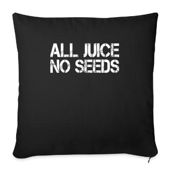 Vasectomy baby surgery in retirement Shooting - Sofa pillowcase 17,3'' x 17,3'' (45 x 45 cm) - black - Front