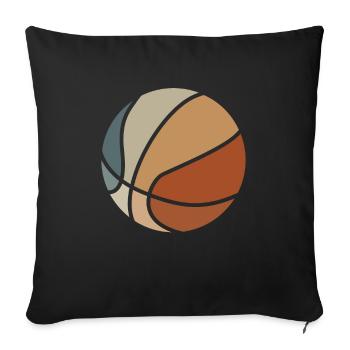 Basketball Tall Player Sports - Sofakissenbezug 45 x 45 cm - Schwarz - Vorne