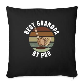 Golf Cart Balls Sport - Sofa pillowcase 17,3'' x 17,3'' (45 x 45 cm) - black - Front