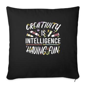 Painting Art Painter Artist Art - Sofa pillowcase 17,3'' x 17,3'' (45 x 45 cm) - black - Front