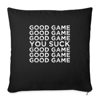 Basketball Tall Player Sports - Sofakissenbezug 45 x 45 cm - Schwarz - Vorne