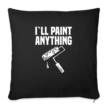 Painting Art Painter Artist Art - Sofa pillowcase 17,3'' x 17,3'' (45 x 45 cm) - black - Front