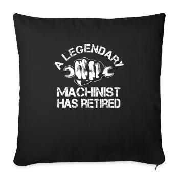Cnc Mechanist Maschinist Tolerance Issues - Sofakissenbezug 45 x 45 cm - Schwarz - Vorne