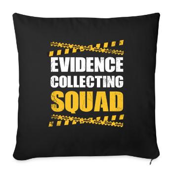Evidence Collection Squad, Ermittler - Sofakissenbezug 45 x 45 cm - Schwarz - Vorne